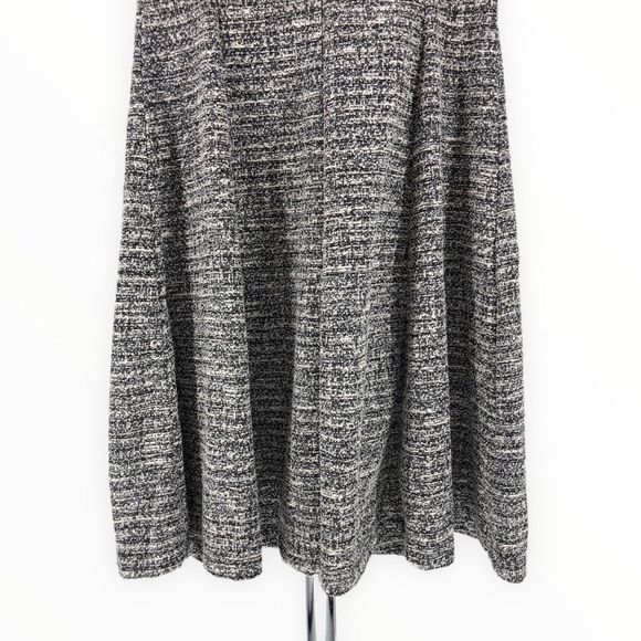 Lane Bryant Tweed Boucle Raw Trim Short Sleeve Fit & Flare Dress 10/12 Large - Picture 7 of 12